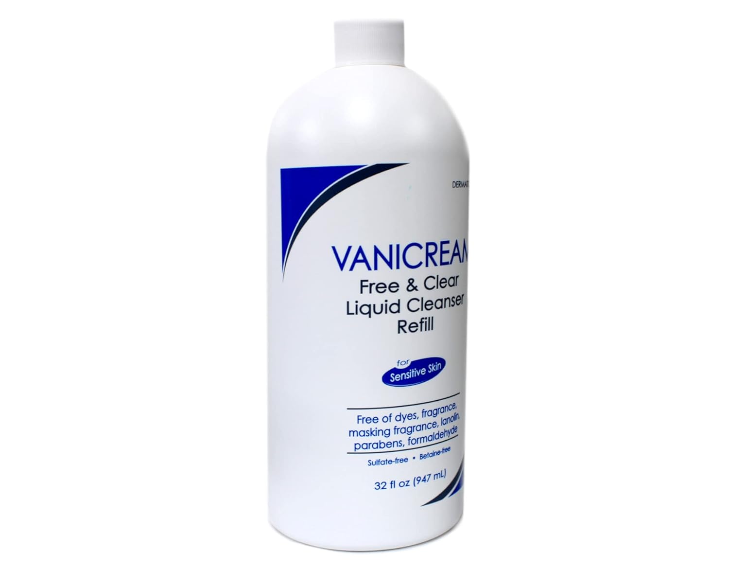 Vanicream Free & Clear Liquid Cleanser Refill 32 oz (Pack of 2)