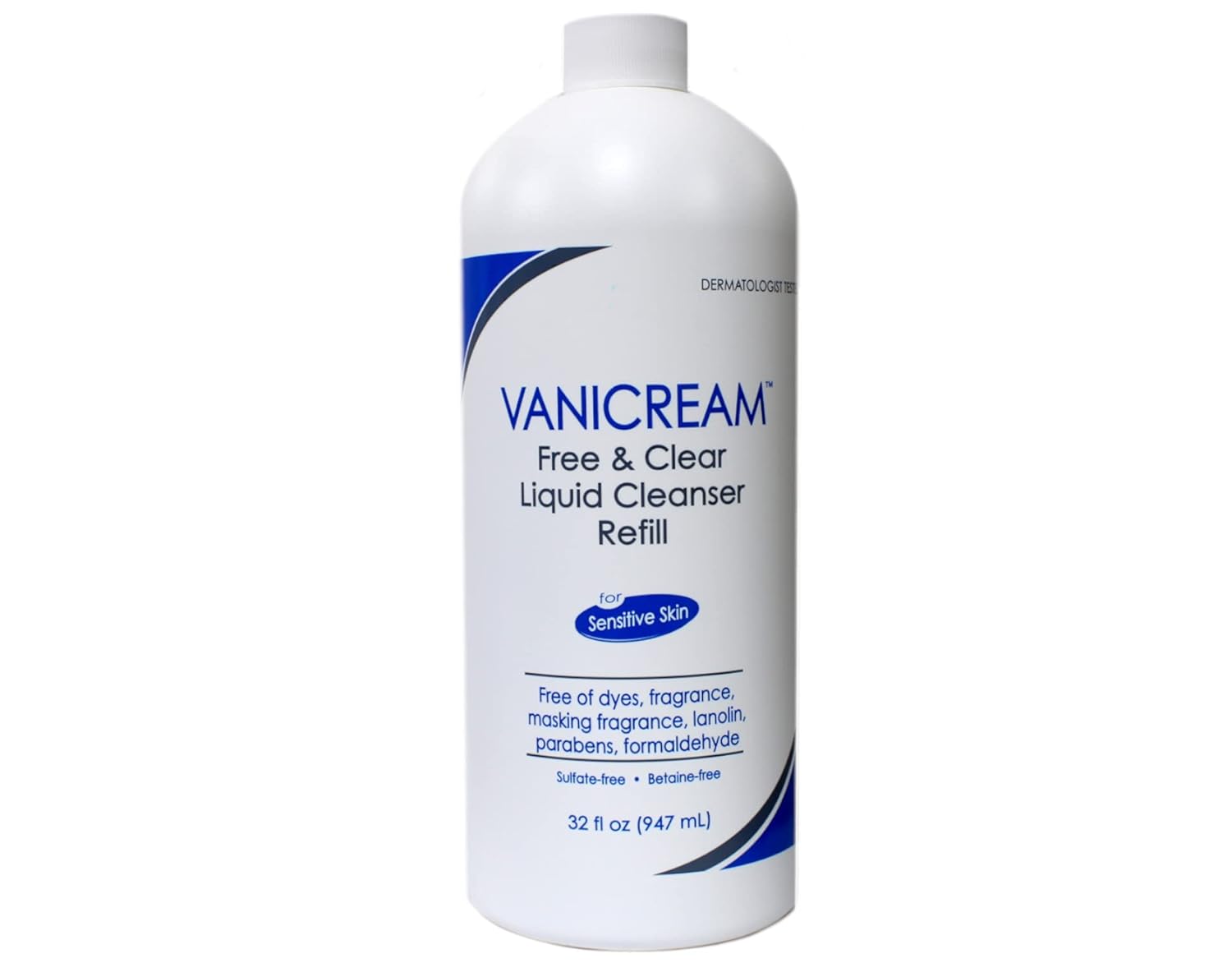 Vanicream Free & Clear Liquid Cleanser Refill 32 oz (Pack of 2)
