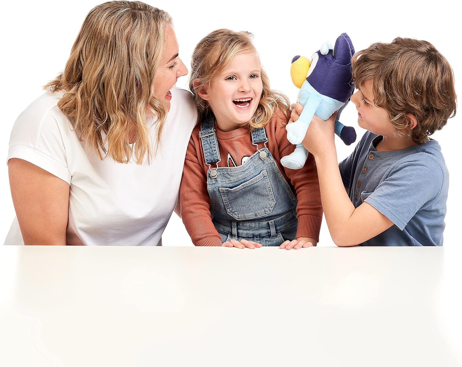 Bluey Talking Plush Toy, 13” Bluey Toys Plush Stuffed Animal, Singing Dog Toys for Kids with 9 Different Phrases, Musical Talk Back Toy Gift for Kids