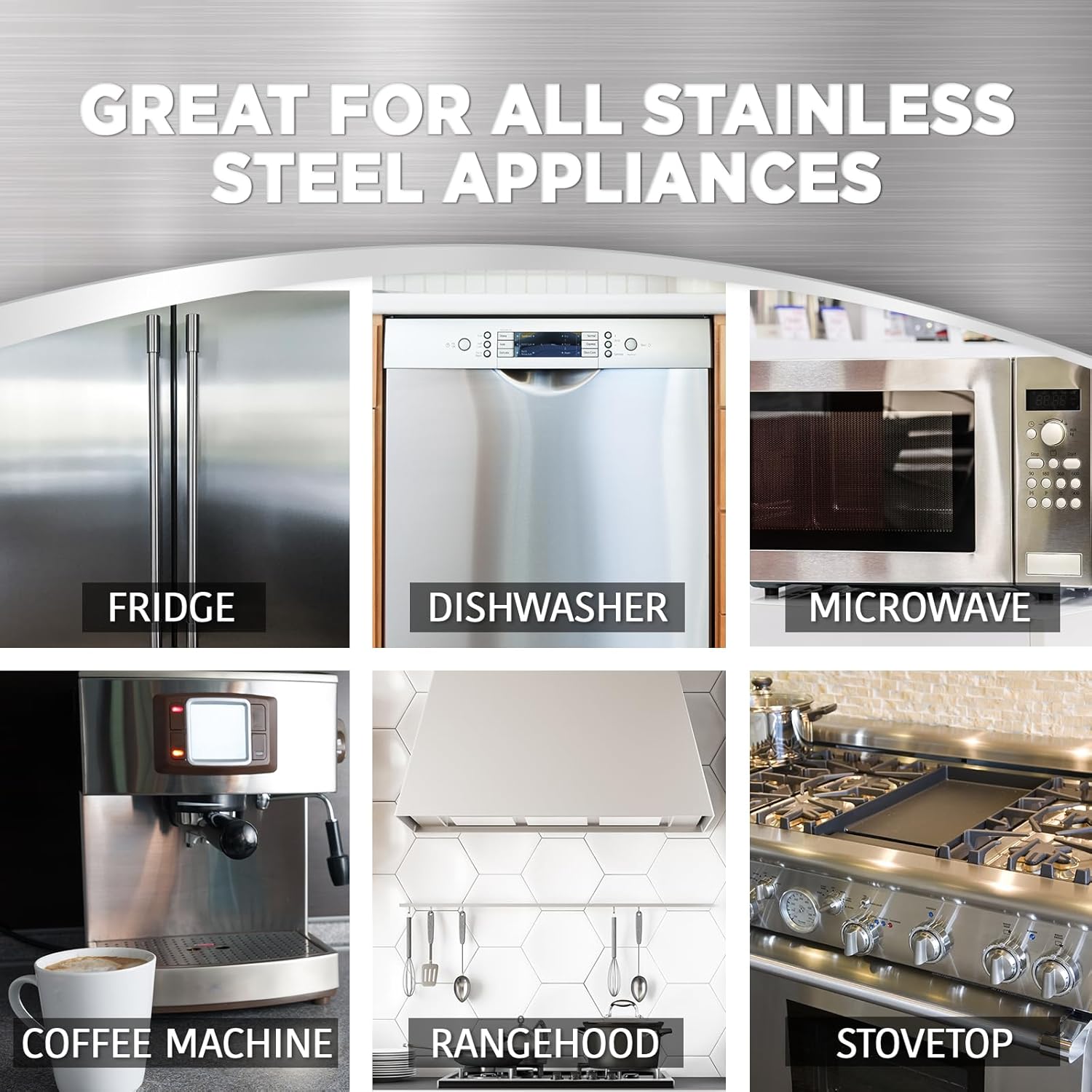 Weiman Stainless Steel Cleaner and Polish Wipes Bundle with Microfiber Cloth-Removes Fingerprints, Water Marks and Grease from Appliances - Works Great on Refrigerators, Ovens, and Grills 30 Count (Pack of 2)