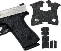 Handleitgrips Handgun Grip Tape Compatible with Glock 43x and Glock 48 - Rubber Pistol Grip Wrap Tape, Easy Install Accessories, Veteran Owned, Made in The USA Black