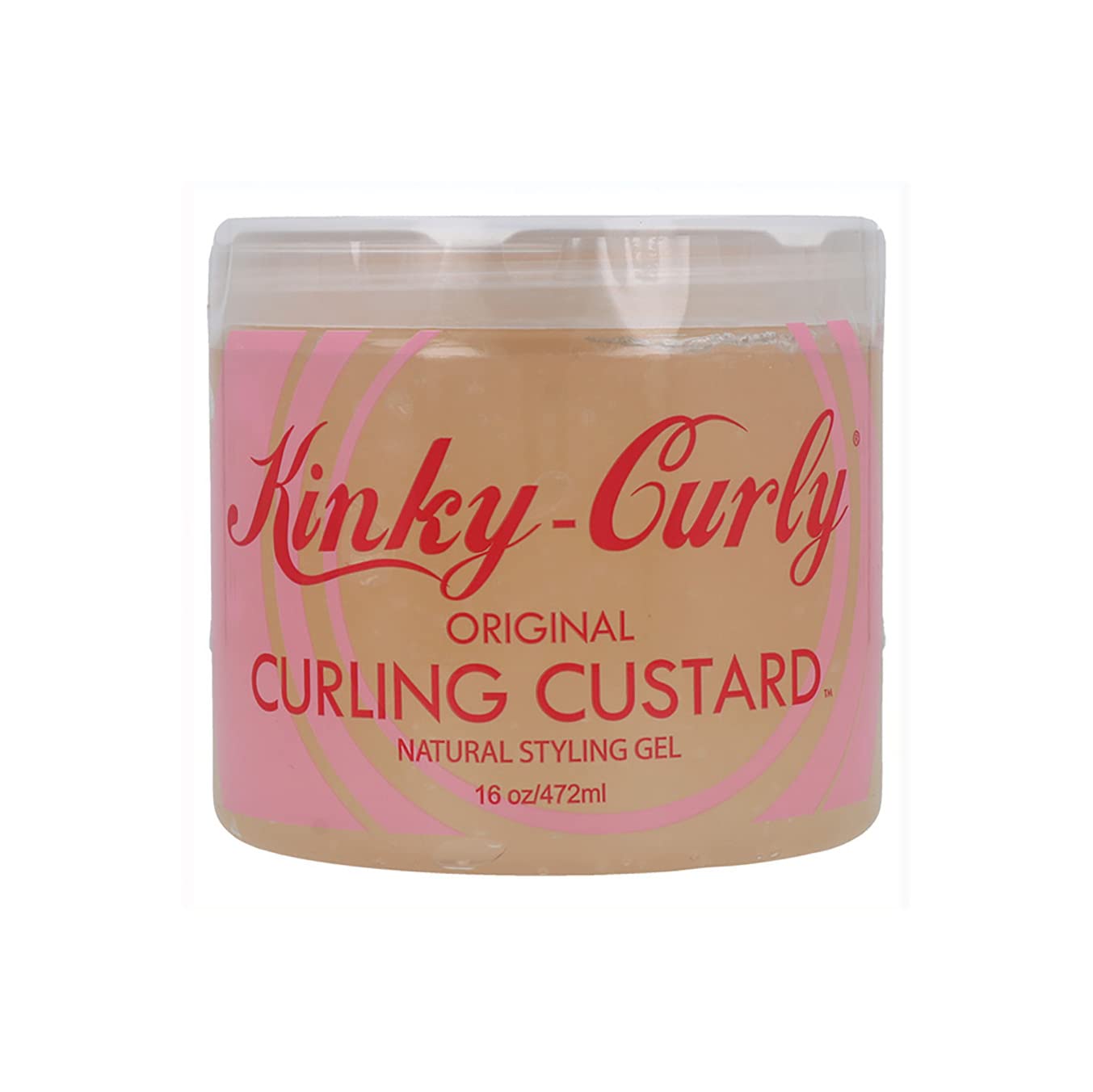 Kinky Curly Original Curling Custard Natural Styling Gel 16 oz