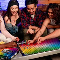HUES and CUES - Vibrant Color Guessing Board Game for 3-10 Players Ages 8+, Connect Clues and Guess from 480 Color Squares Board Games