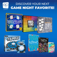 HUES and CUES - Vibrant Color Guessing Board Game for 3-10 Players Ages 8+, Connect Clues and Guess from 480 Color Squares Board Games
