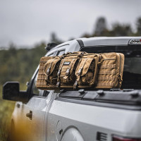 Savior Equipment American Classic Tactical Double Long Gun Bag Pistol Transportation Case w/Backpack Strap, Lockable Compartment, Available Length in 36