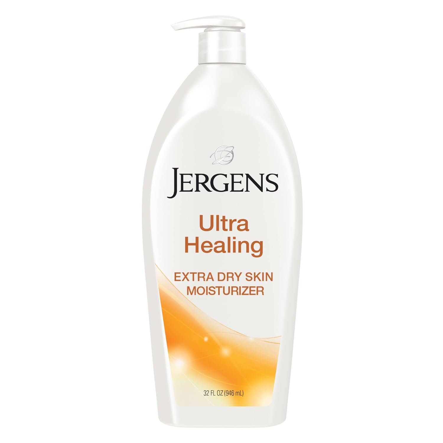 Jergens Ultra Healing Dry Skin Lotion, Hand and Body Moisturizer for Quick Absorption into Extra Dry Skin with Hydralucence Blend, Vitamins C, E and B5, 32oz 32 Fl Oz (Pack of 1) Regular Size
