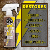 Chemical Guys SPI_191_16 Lightning Fast Carpet and Upholstery Stain Extractor, (Fabric, Upholstery, & Carpet), Safe for Cars, Home, Office, Furniture & More, 16 fl oz, Fresh Scent 16 oz