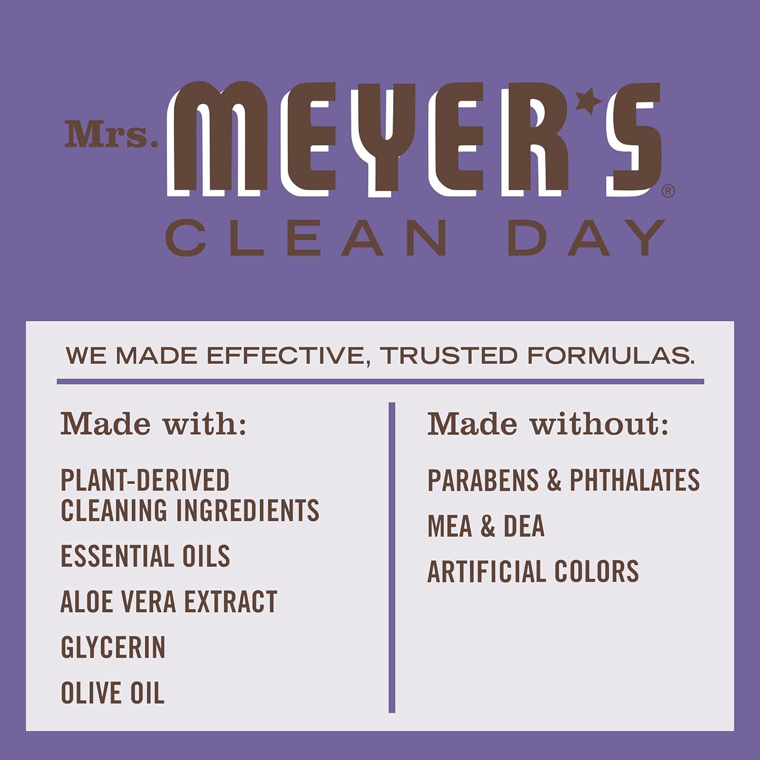 MRS. MEYER'S CLEAN DAY Hand Soap, Made with Essential Oils, Biodegradable Formula, Compassion Flower, 12.5 fl. oz - Pack Of 3 12.5 Fl Oz (Pack of 3) Compassion Flower