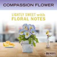 MRS. MEYER'S CLEAN DAY Hand Soap, Made with Essential Oils, Biodegradable Formula, Compassion Flower, 12.5 fl. oz - Pack Of 3 12.5 Fl Oz (Pack of 3) Compassion Flower