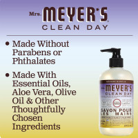 MRS. MEYER'S CLEAN DAY Hand Soap, Made with Essential Oils, Biodegradable Formula, Compassion Flower, 12.5 fl. oz - Pack Of 3 12.5 Fl Oz (Pack of 3) Compassion Flower