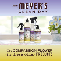MRS. MEYER'S CLEAN DAY Hand Soap, Made with Essential Oils, Biodegradable Formula, Compassion Flower, 12.5 fl. oz - Pack Of 3 12.5 Fl Oz (Pack of 3) Compassion Flower