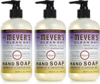 MRS. MEYER'S CLEAN DAY Hand Soap, Made with Essential Oils, Biodegradable Formula, Compassion Flower, 12.5 fl. oz - Pack Of 3 12.5 Fl Oz (Pack of 3) Compassion Flower
