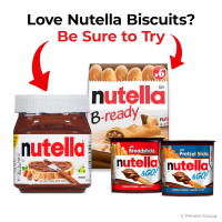 Nutella Biscuits, 20 Count Cookies, Hazelnut Spread with Cocoa, Kids Snacks, 9.7 oz 9.7 Ounce (Pack of 1)