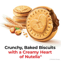 Nutella Biscuits, 20 Count Cookies, Hazelnut Spread with Cocoa, Kids Snacks, 9.7 oz 9.7 Ounce (Pack of 1)
