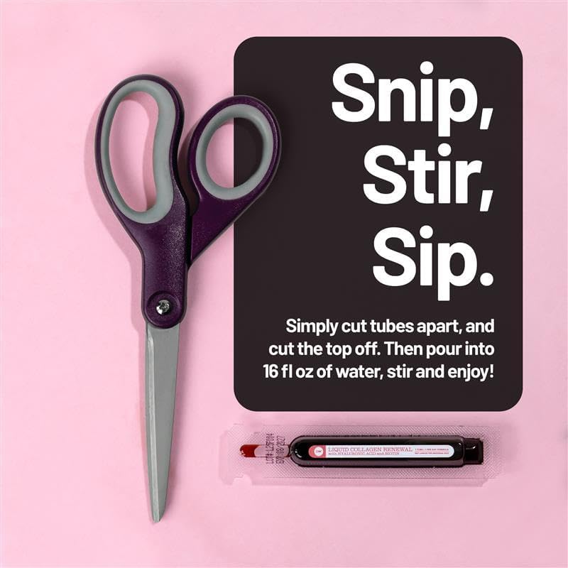 NatureWise Hydrolyzed Liquid Collagen for Women & Men 4000mg - High Absorption, Type 1 & 3 Peptides with Biotin + Vitamin C + Vitamin B Complex & Hyaluronic Acid -Mixed Berry - 10 Tubes[10 Day Supply] Mixed Berry 10 Tubes (3.38 Fl Oz) (Pack of 1)