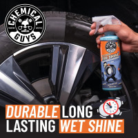 Chemical Guys TVD11316 Tire Kicker Sprayable Extra Glossy Tire Shine (Works on Rubber, Vinyl & Plastic) Safe for Cars, Trucks, Motorcycles, RVs & More, 16 fl oz 16 oz (Pack of 1) Tire Shine Only