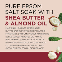 Dr Teal's Epsom Salt Magnesium Soak, Soften & Moisturize with Shea Butter & Almond Oil, 3 lbs almond 48 Ounce (Pack of 1)