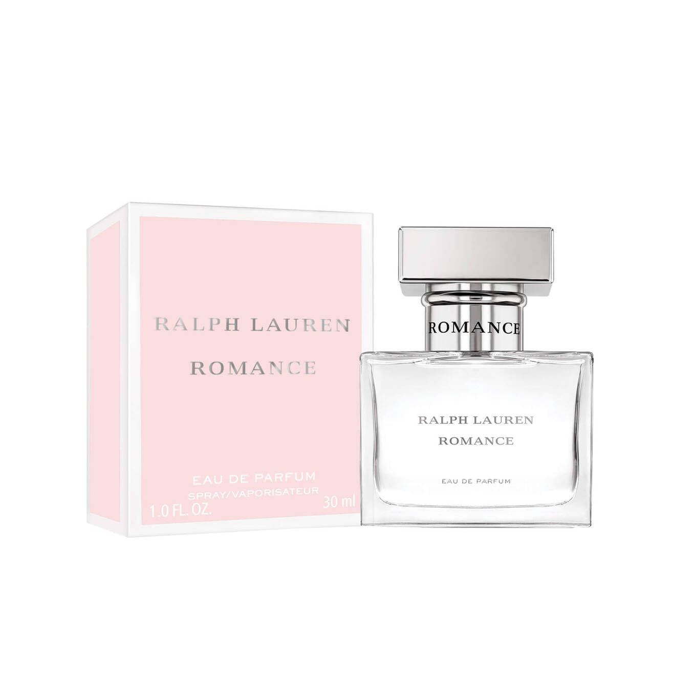 RALPH LAUREN FRAGRANCES - Romance - Eau de Parfum - Women's Perfume - Floral & Woody - With Rose, Jasmine, and Berries - Medium Intensity 1 Fl Oz (Pack of 1) White
