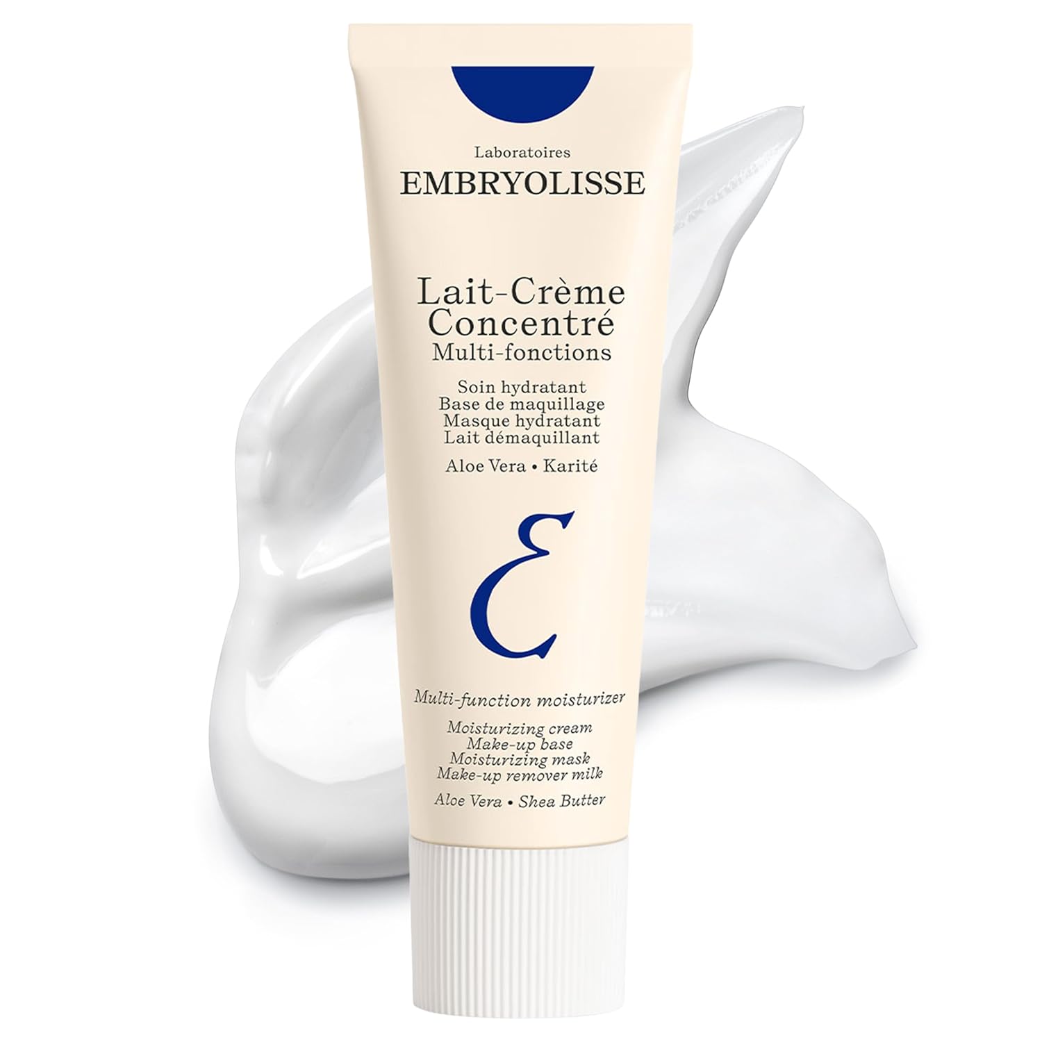 Embryolisse Lait-Crème Concentré, Multifunction Daily Moisturizer, Primer, and Makeup Remover, Suitable for All Skin Types. French Face Cream With Shea Butter & Aloe Vera 1.01 Fl Oz (Pack of 1)