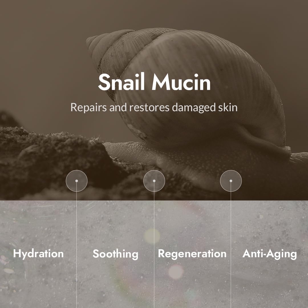 MIZON Snail Repair Intensive Toner Snail Mucin Hyaluronic Acid Adenosine Centella Asiatica Moisturizer Fine Line Treatment Safe Formula Korean Skincare (3.38 fl oz)