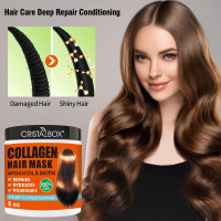 2 Pack Collagen Hair Mask & Keratin Hair Mask,Keratin Hair Treatment,Repair Treatment Deep Conditioning Hair Treatment Mask for Damaged Hair,Hydrating Conditioner with Argan Oil for Dry Hair | Argan Oil, Collagen, Biotin, Hair Treatment Mask
