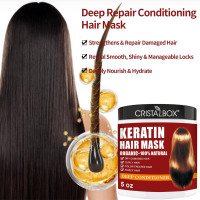 2 Pack Collagen Hair Mask & Keratin Hair Mask,Keratin Hair Treatment,Repair Treatment Deep Conditioning Hair Treatment Mask for Damaged Hair,Hydrating Conditioner with Argan Oil for Dry Hair | Argan Oil, Collagen, Biotin, Hair Treatment Mask