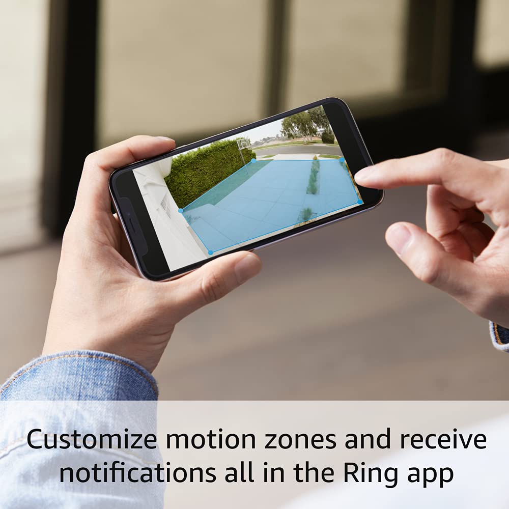 Ring Floodlight Cam Wired Plus — Outdoor home or business security with motion-activated 1080p HD video and floodlights, (2021 release) White White 1 Camera Floodlight Cam Wired Plus Only