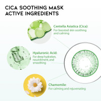 Hydrating Sheet Mask Starter Kit Variety Pack for Skin Care, Dry, Ance, Sensitive Skin, Korean Vegan Facial Sheet Mask for Men & Women, Collagen, Cica, Ceramide, Hyaluron, Retinol 5EA [5 Count] Collagen+Cica+Ceramide+Hyaluron+Reinol