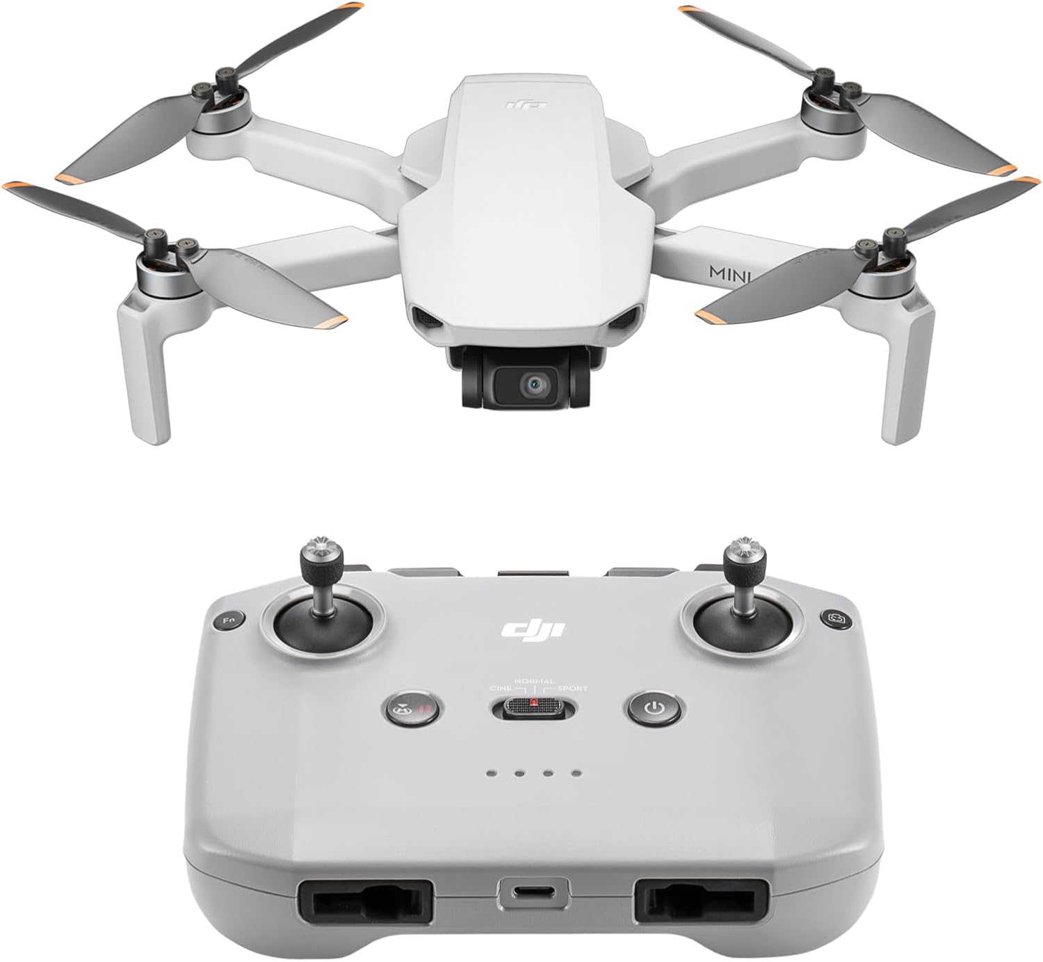 DJI Mini 4K, Drone with 4K UHD Camera for Adults, Under 249 g, 3-Axis Gimbal Stabilization, 10km Video Transmission, Auto Return, Wind Resistance, 1 Battery for 31-Min Max Flight Time, Intelligent Flight Mini 4K (31-min)