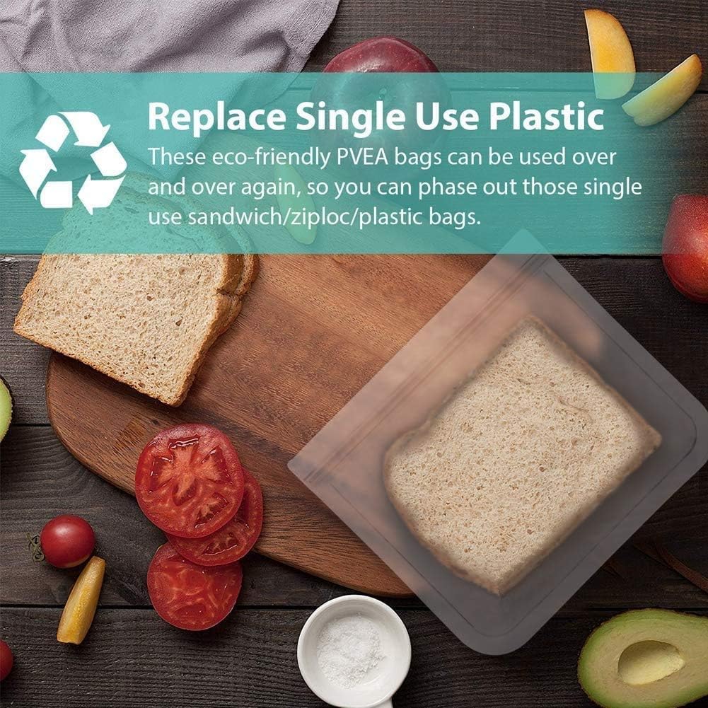 ISTAD Plastic Bag, black and yellow, Pack of 60, Comprises: 30 bags (0.4 l) and 30 bags (1 l), Can be used over and over again since it can be re-sealed. 1 60 Bags - Red Seal