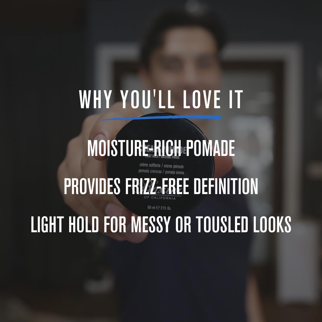 Baxter of California Cream Pomade for Men | Natural Finish | Light Hold | Hair Pomade