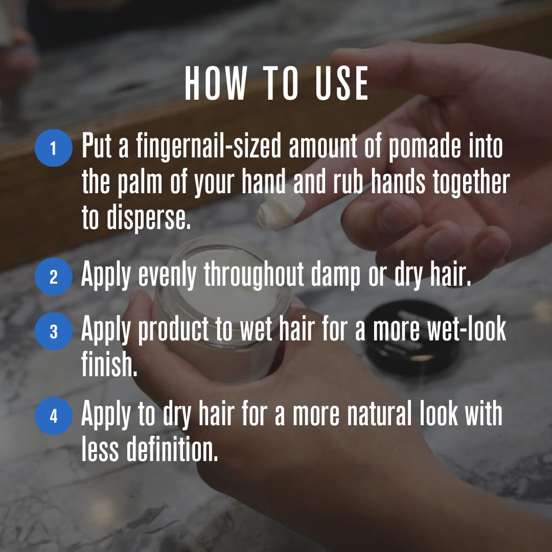 Baxter of California Cream Pomade for Men | Natural Finish | Light Hold | Hair Pomade