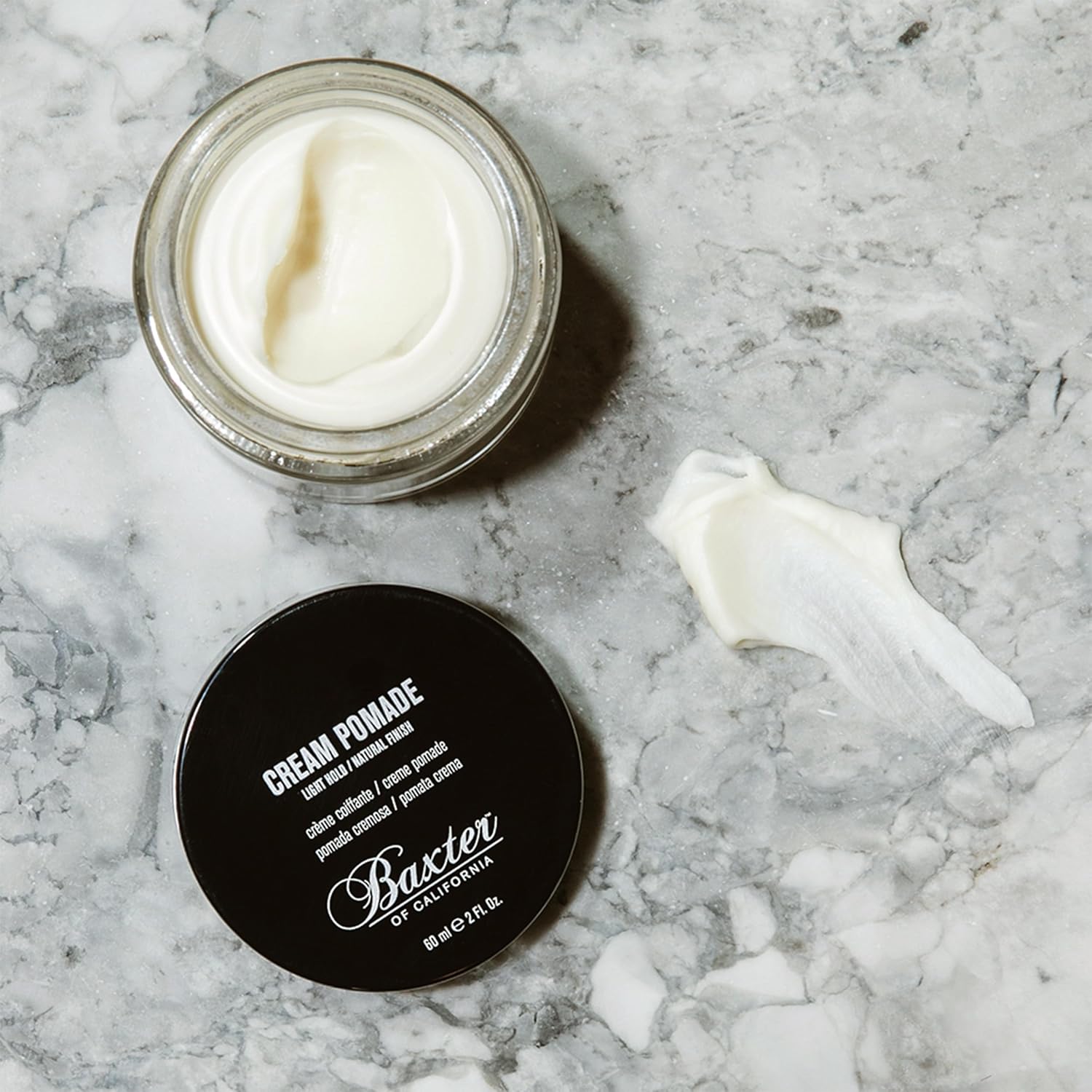Baxter of California Cream Pomade for Men | Natural Finish | Light Hold | Hair Pomade