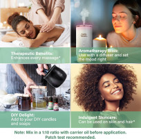 GuruNanda Essential Oil Blends (Set of 6) - Natural Essential Oil Set, Aromatherapy Oil Blends for Diffusers - Breathe Easy, Tranquility, Harmony, Calming Sleep, Relaxation & Thrive Blends EO - 6 Pack Set of 6