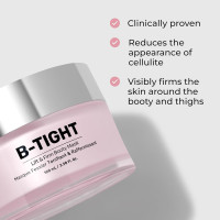 MAËLYS Cosmetics B-TIGHT Leave-On Cellulite Mask - Reduces The Appearance Of Cellulite - Visibly Tightens The Skin In The Butt Area 2 Pack