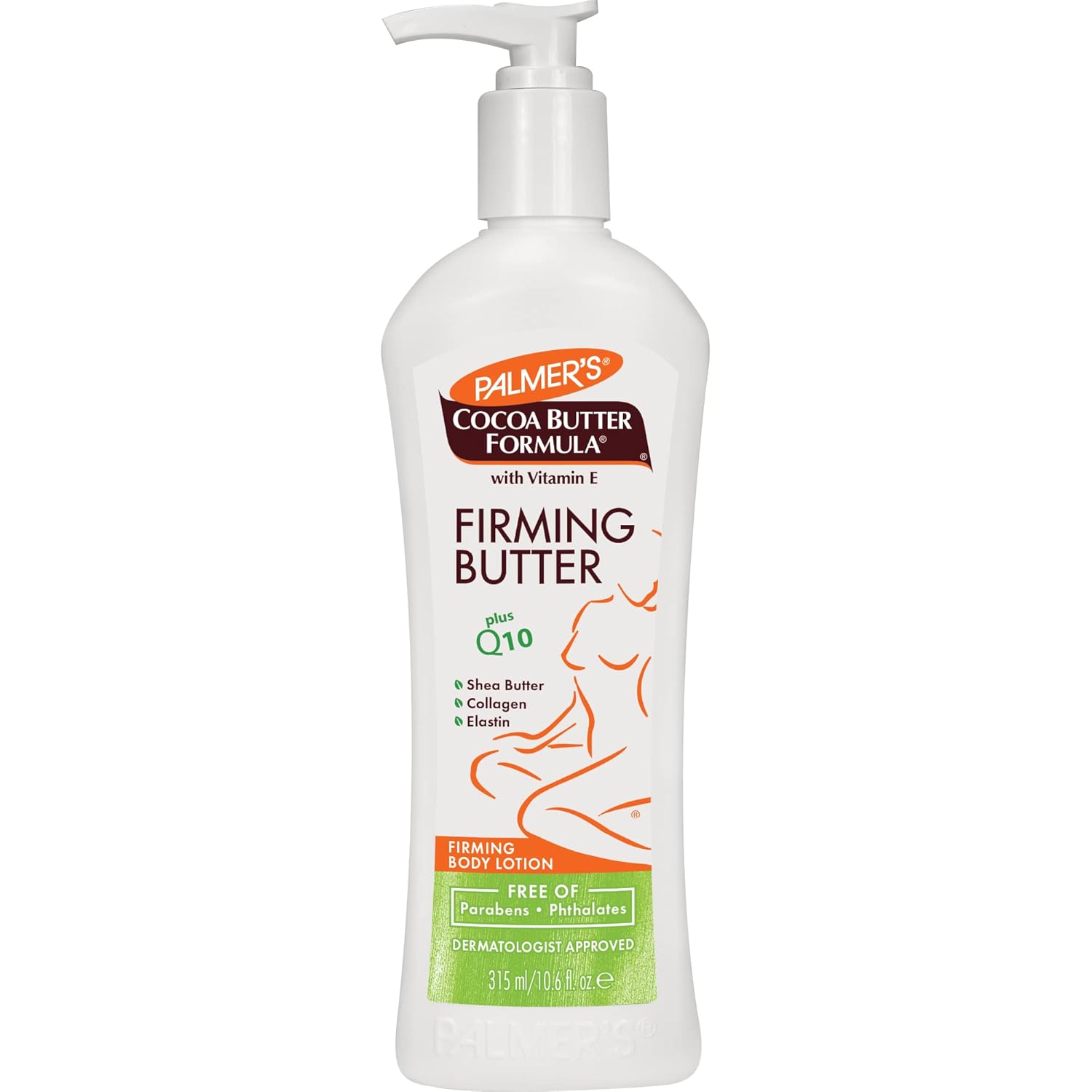 Palmer's Cocoa Butter Formula with Vitamin E + Q10 Firming Butter Body Lotion, Postpartum Essentials Skin Care, Shea Butter, Collagen and Elastin, 10.6 Fl Oz 10.6 Fl Oz (Pack of 1)