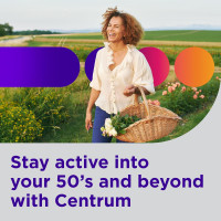 Centrum Minis Silver Women's Multivitamin for Women 50 Plus, Multimineral Supplement with Vitamin D3, B Vitamins, Non-GMO Ingredients, Supports Memory and Cognition in Older Adults - 280 Ct