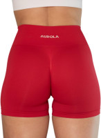 AUROLA Dream Collection Women Workout Shorts High Waist Gym Shorts, Scrunch Butt Seamless Athletic Shorts Dream Small Chinese Red