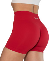 AUROLA Dream Collection Women Workout Shorts High Waist Gym Shorts, Scrunch Butt Seamless Athletic Shorts Dream Small Chinese Red