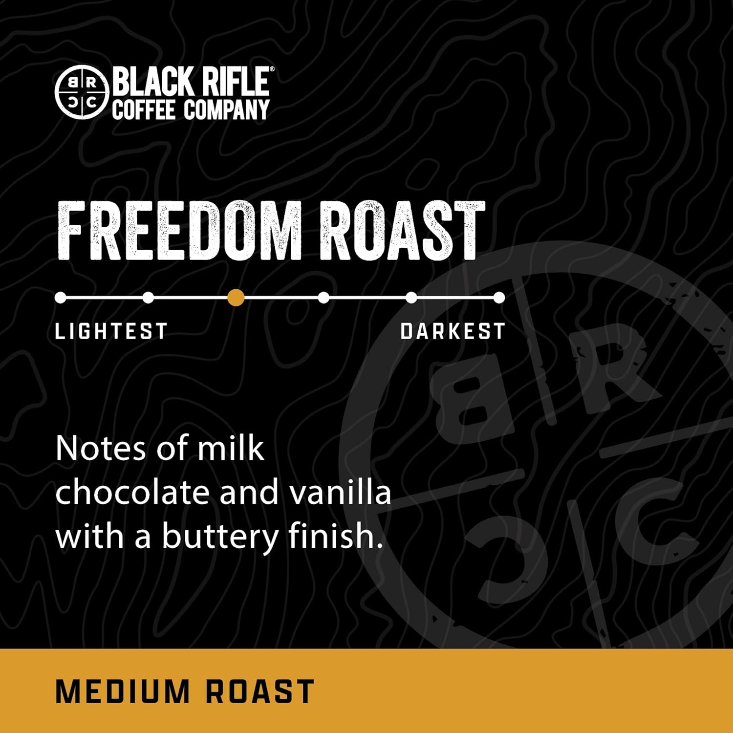 Black Rifle Coffee Company Freedom Roast, 12oz Bag, Ground Coffee Medium Roast - Roasted Blend Made from Arabica Beans - Colombian & Brazilian Beans - Veteran Founded & American Made Freedom Roast 12 Ounce (Pack of 1)