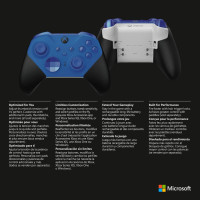 Microsoft Elite Series 2 Core Wireless Controller for Xbox Series - Blue (Renewed)