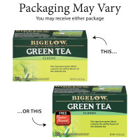 Bigelow Tea Classic Green Tea, Caffeinated Tea, 20 Count Box (Pack of 6), 120 Total Tea Bags Green Tea 20 Count (Pack of 6)