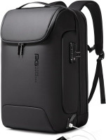 BANGE Men's Anti-Theft Backpack,Waterproof Fashion Travel Backpacks,High Tech Backpack with USB3.0 Charging Port,Business Laptop Backpack Fits 17.3 Inch Notebook… Black