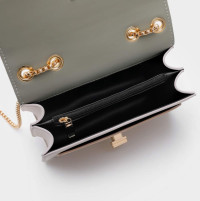 Color-Block Crossbody Bags for Women Leather Cross Body Purses Cute Designer Handbags Shoulder Bag Medium Size #2 Green