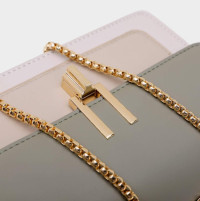 Color-Block Crossbody Bags for Women Leather Cross Body Purses Cute Designer Handbags Shoulder Bag Medium Size #2 Green