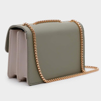 Color-Block Crossbody Bags for Women Leather Cross Body Purses Cute Designer Handbags Shoulder Bag Medium Size #2 Green