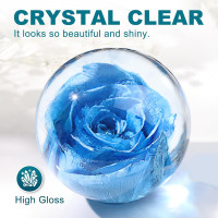 LET'S RESIN Epoxy Resin Kit,1 Gallon Bubble Free & Crystal Clear Epoxy Resin for Table Top, Casting, DIY, Art, Molds,Jewelry(Including 0.5 Gallon Resin + 0.5 Gallon Hardener) Large