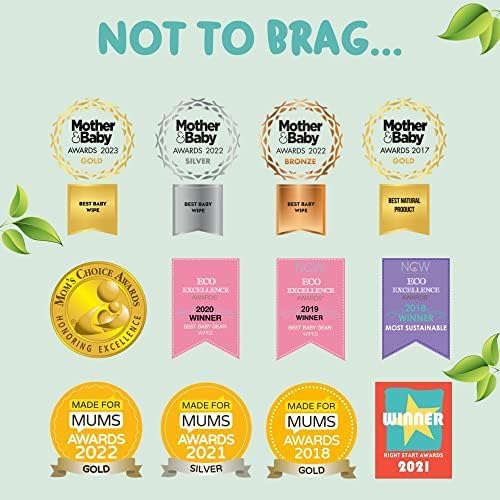 Kinder by Nature Water-Based Baby Wipes - 56 Count (Case of 12 packs)