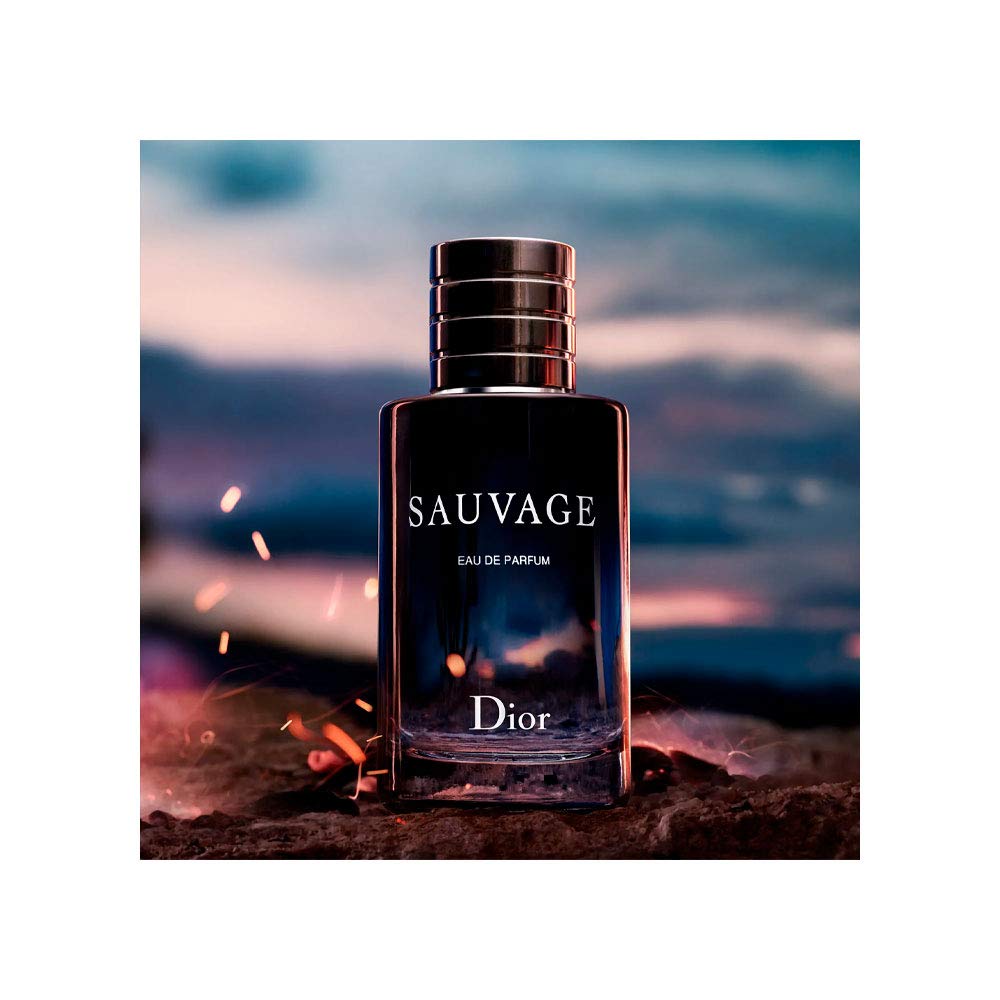 Christian Dior Sauvage Eau De Parfum Spray For Men, 3.4 Ounce Fresh 3.4 Ounce (Pack of 1)