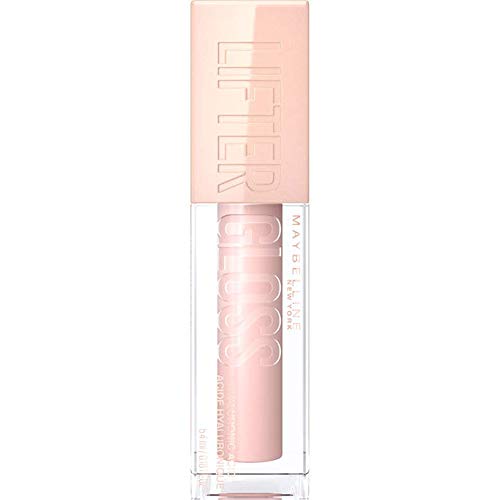 Maybelline Lifter Gloss, Hydrating Lip Gloss with Hyaluronic Acid, Ice, Pink Neutral, 0.18 Ounce 02 ICE 0.18 Fl Oz (Pack of 1)